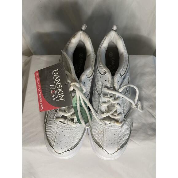 Danskin Now I-Net Performance Toning Walking Shoes Women's 6.5 White Rockers - Picture 3 of 15